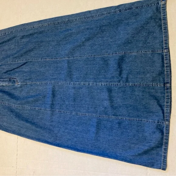 Kim Rogers Classic Women Blue Denim Jean Skirt Size 10p - Picture 8 of 12